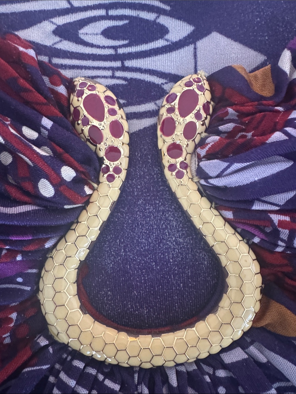 Sky Strapless Top With Gold Metal Snake accent - Sexy yet classy - Picture 2 of 8